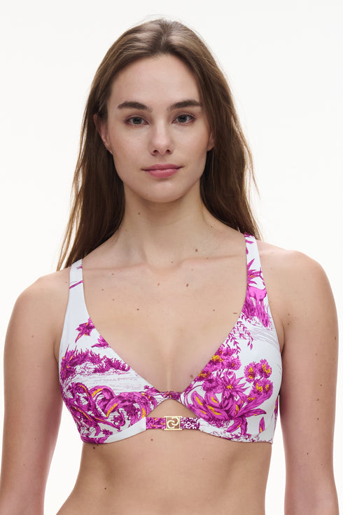 Chantelle Sauvage Single Wire Plunge Bikini Top
